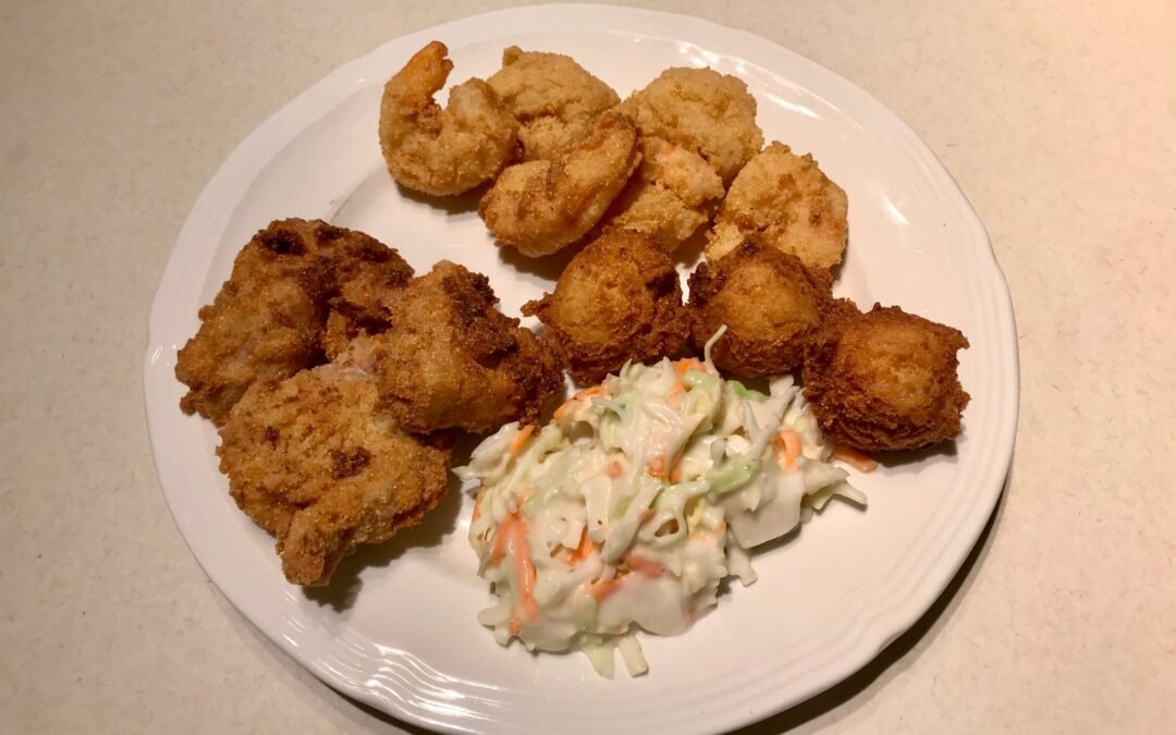 Recipe of the Week – Cruiser’s Platter (Gluten-Free Fried Fish and Shrimp)