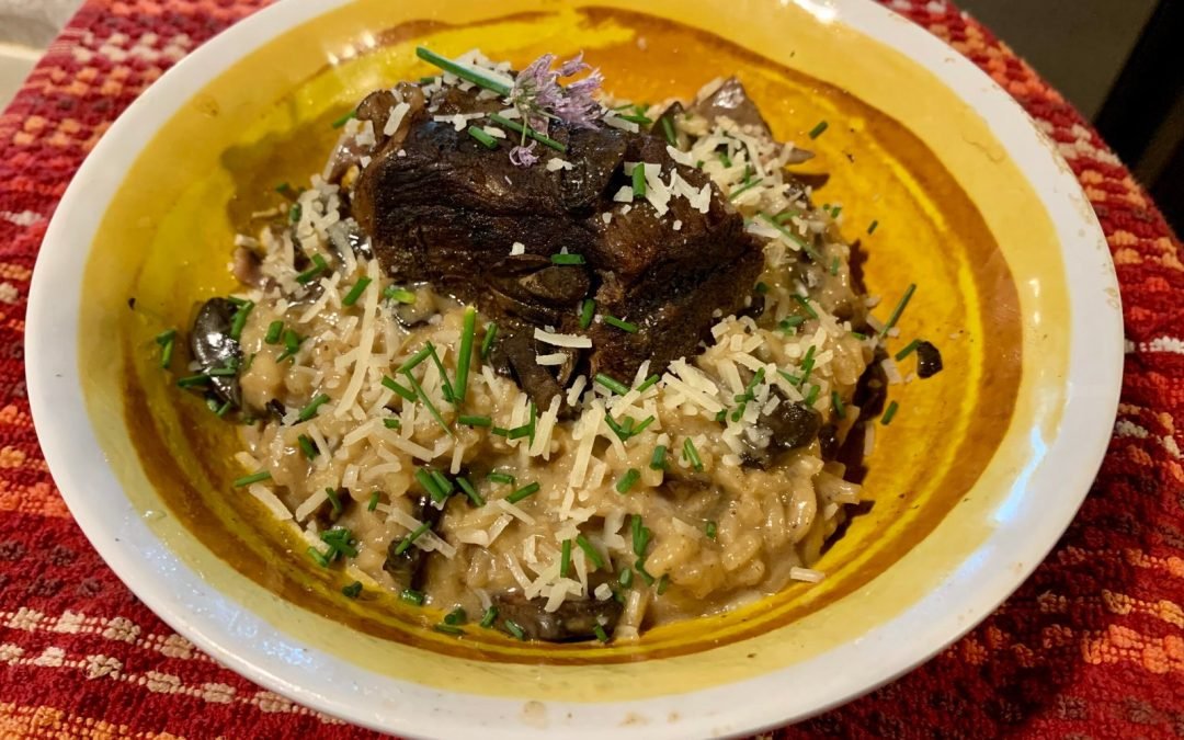 Recipe of the Month: Easy Short Ribs with Mushroom Risotto